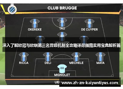 深入了解欧冠与欧联第三名晋级机制全攻略详尽指南实用宝典解析篇 深入了解欧冠与欧联第三名晋级机制全攻略详尽指南实用宝典解析篇